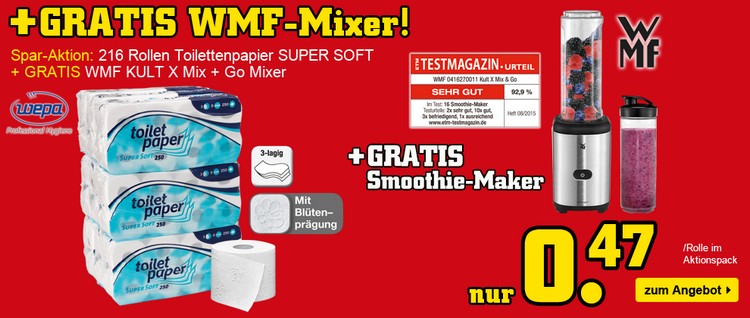 Toilettenpapier + WMF Mixer