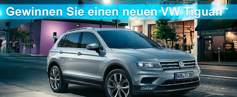 VW Tiguan gewinnen