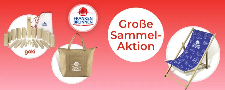 Franken Brunnen Sammel-Aktion