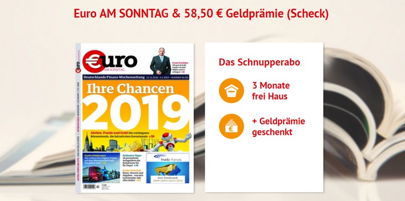 Euro am Sonntag Schnupperabo