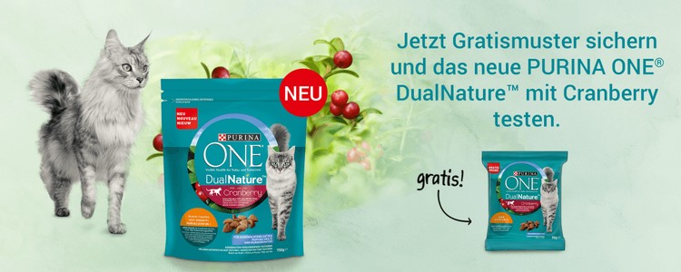 Gratis Katzenfutter Bestellen Purina One Dualnature