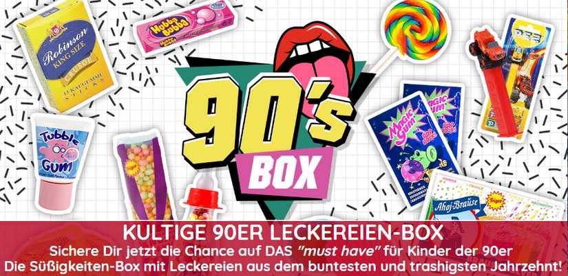 90er Süßigkeiten-Box gewinnen