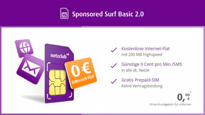 Netzclub gratis Karte