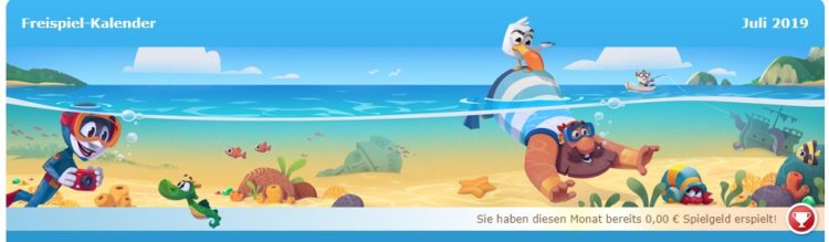 Freispielkalender bei GameDuell