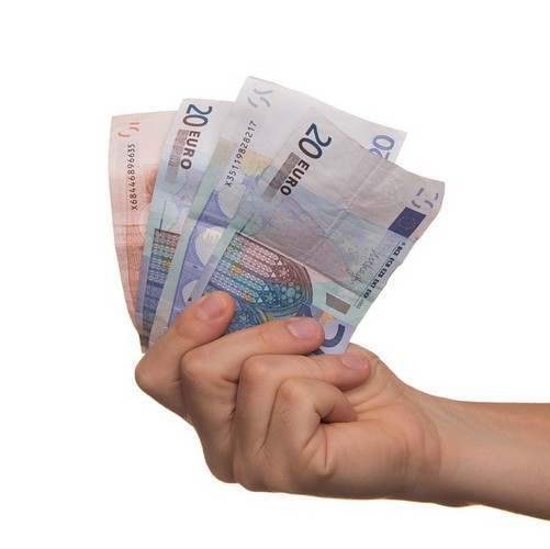 Geld in der Hand