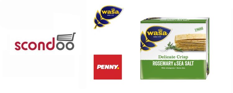 Cashback von scondoo auf wasa