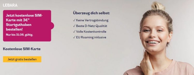 Lebara SIM-Karte bestellen