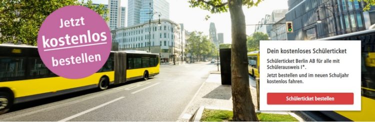 Schülerticket Berlin beantragen