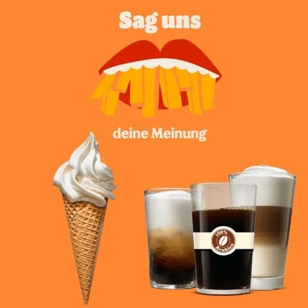 Gratis Eis oder Kaffee bei Burger King erhalten