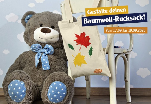 Baumwoll-Rucksack bei Globus