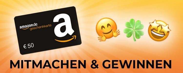 bei kostenlos.de 50€ Amazon.de Gutschein gewinnen