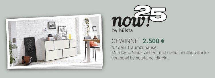 hülsta Gewinnspiel now!