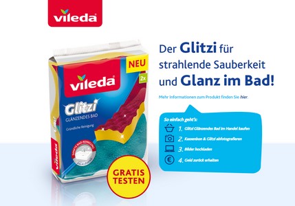 Glitzi von vileda gratis testen