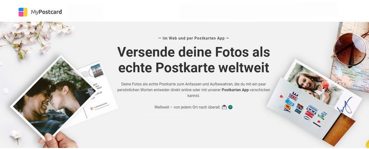 Gratis Postkarte Mit Der Mypostcard App Sichern Fur Neukunden