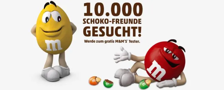 M&Ms gratis testen