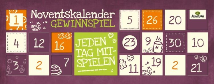 Noventskalender Alnatura