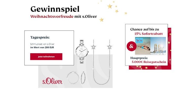 s.Oliver Gewinnspiel