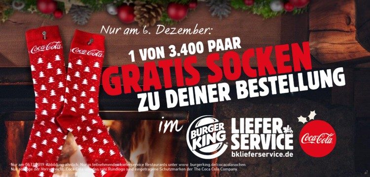 Gratis Coca Cola Socken