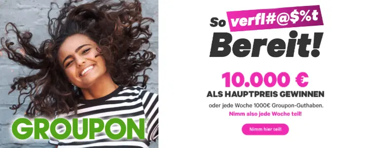 Groupon Gewinnspiel