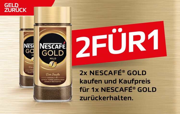 Nescafé Gold gratis 