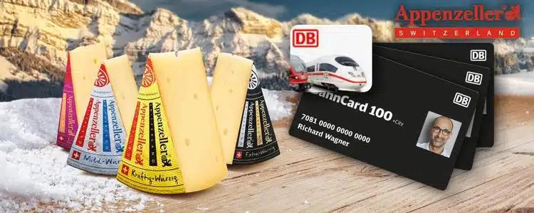 Appenzeller verlost BahnCard 100