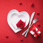 Gedeck Valentinstag