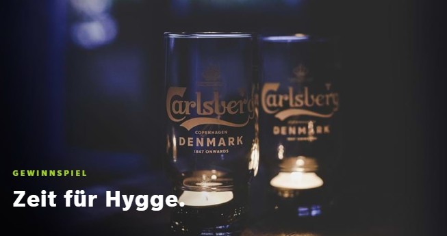 Hygge Gewinnspiel von Carlsberg