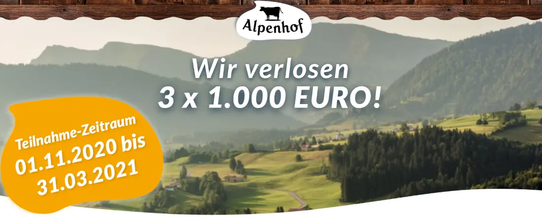 Alpenhof Gewinnspiel