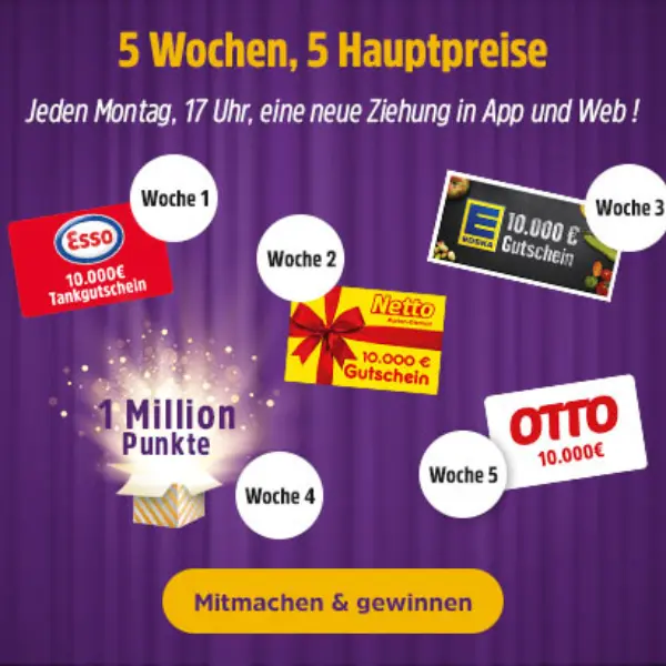 🍀 DeutschlandCardGewinnspiel 3 aus 99 richtig tippen