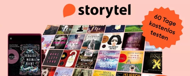 Storytel 60 Tage gratis testen