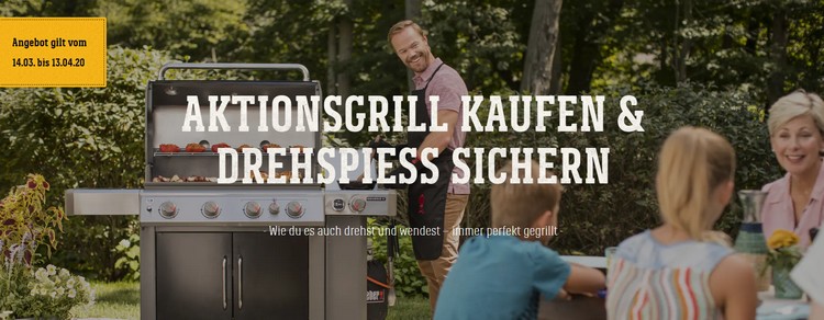 Gratis Drehspieß von Weber