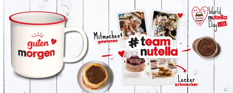 World nutella Day gratis Tasse