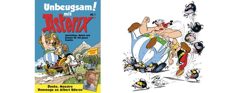 Comic von Asterix und Obelix