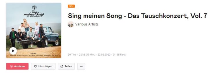 Sing meinen Song Album