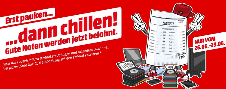 Zeugnis-Aktion MediaMarkt