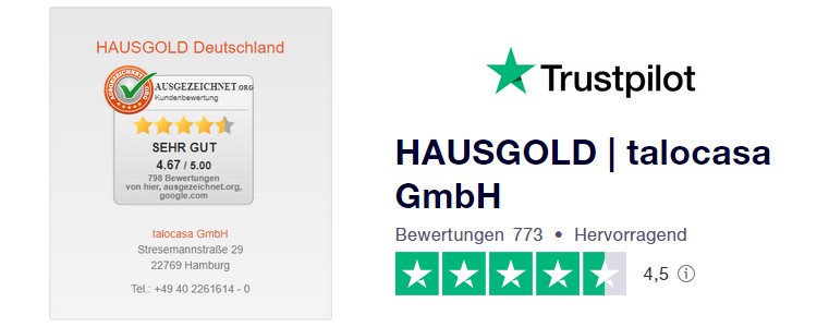 Bewertungen Hausgold