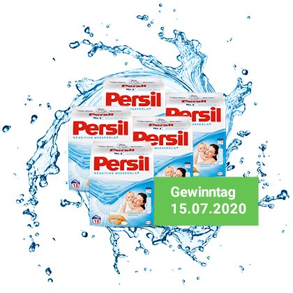 Persil Jahreskalender: Jeden Monat neue Gewinne