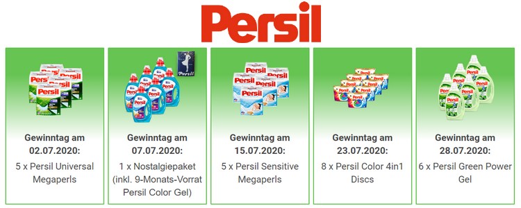 Persil Jahreskalender