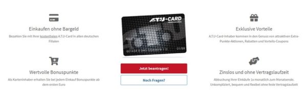 A T U Card 3 000 Bonuspunkte