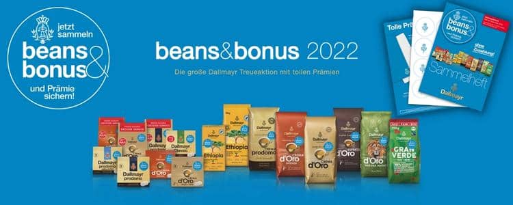 Dallmayr-Treueaktion beans&bonus 2022
