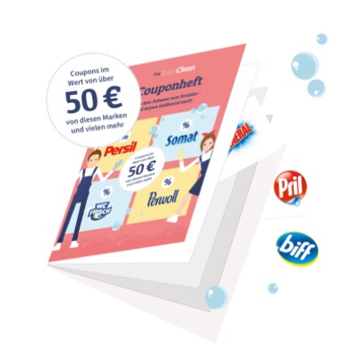 Gratis Couponheft von Team Clean: Bis zu 50€ sparen
