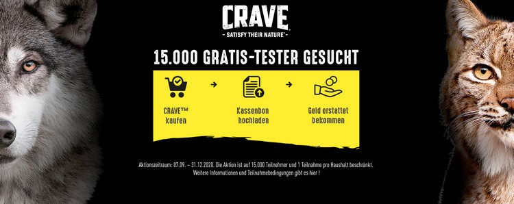 Crave gratis testen