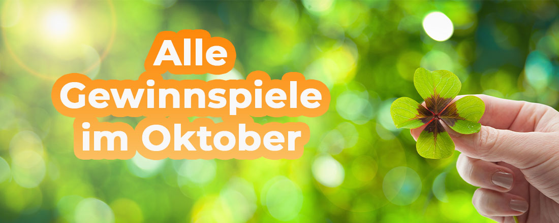 Gewinnspiele im Oktober