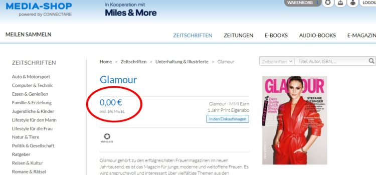 Glamour für 0€