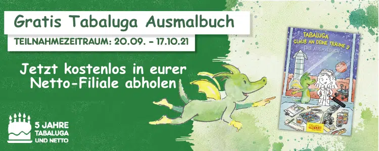 Gratis Tabaluga-Ausmalbuch