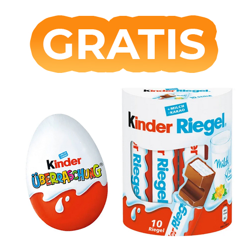 Gratis kinder Produkt