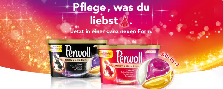 Perwoll Caps gratis testen