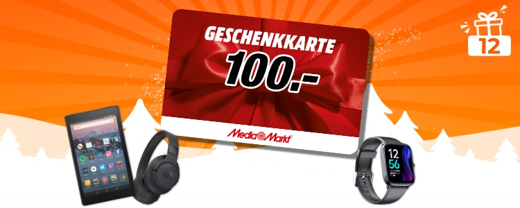 100€ MediaMarkt Gutschein Türchen 12