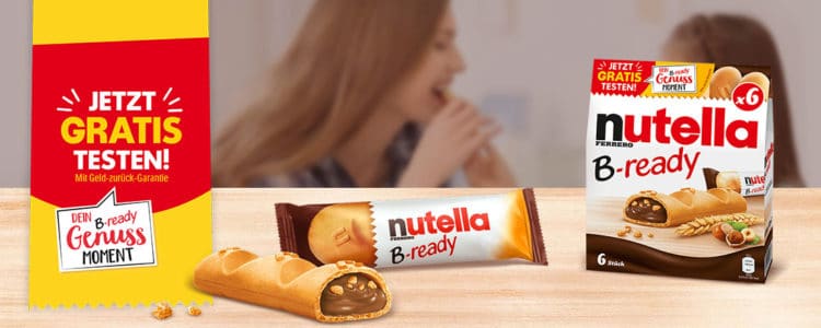 Nutella B-Ready gratis testen