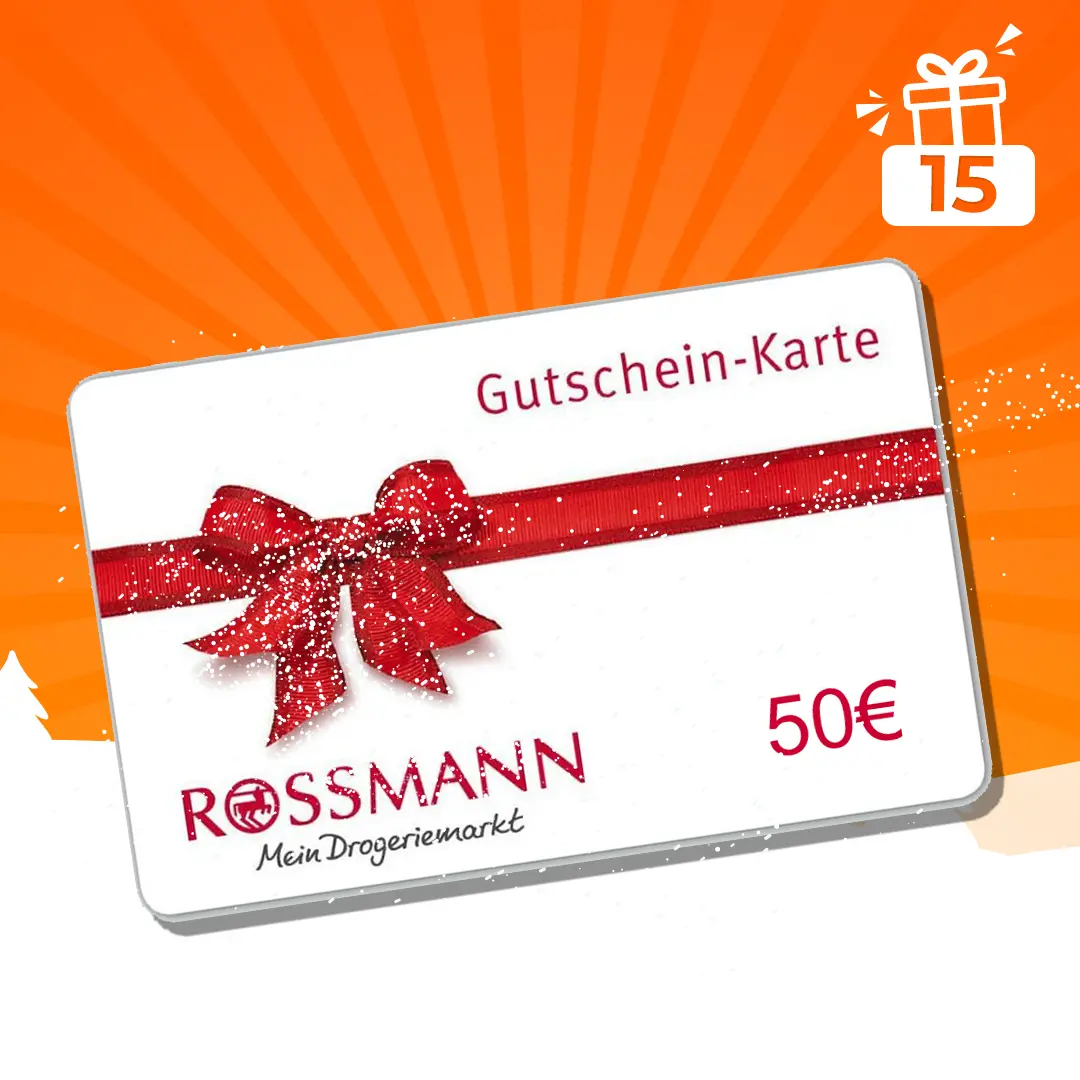 50€ Rossmann-Gutschein beim Kostenlos.de-Adventskalender gewinnen